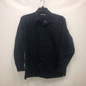 John Henry 100% Cotton XL Long Sleeve Button Front Shirt